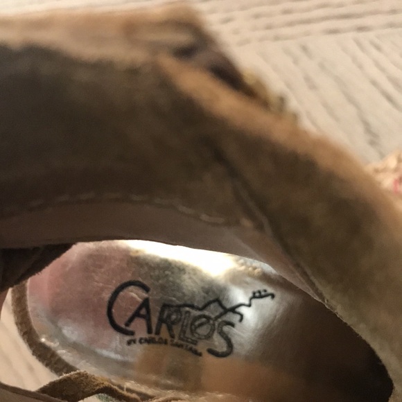 Carlos Santana Fringe Suede Booties - Picture 8 of 9